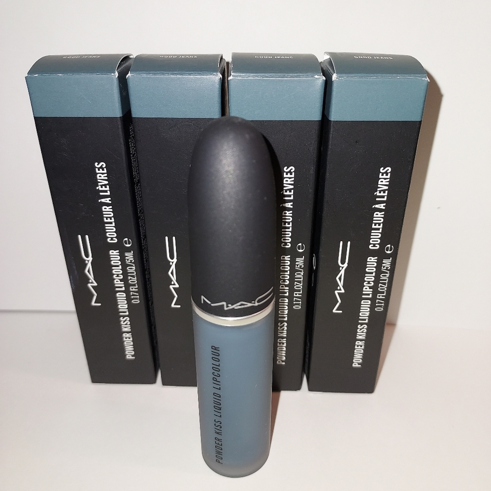 MAC Powder Kiss Liquid Lipcolour *GOOD JEANS* - Picture 2 of 5